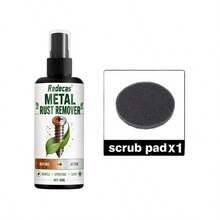 Spray Removedor y Protector de Óxido Metálico - Inhibidor de Corrosión de Uso Pesado, Fórmula de Acción Rápida, Adecuado para Autos, Camiones, Bicicletas, Superficies Metálicas - Larga Duración, Prevención de Óxido y Protección de Superficies, Removedor de Óxido Metálico - 40 ml - Ver 9