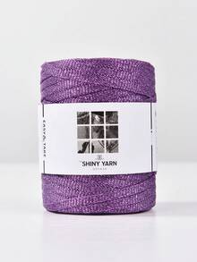 6mm Shiny Metallic Yarn, Sequin Knitted Thread, Suitable For DIY Knitted Plant Hanging Baskets, Crochet Bags, Holiday Decorations - Multicolor - View 19