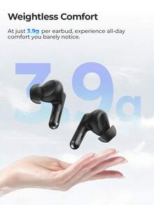 havit Earbud Olahraga Nirkabel ANC In-Ear/Semi-In-Ear Fit ENC Peredam Kebisingan Kontrol Sentuh HiFi Stereo Dengan Mikrofon Kompatibel Dengan iPhone/Samsung/Huawei/Xiaomi - Hitam TW982 PRO - Hitam - View 7