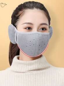 1pc Winter Ear Warmer Face Mask, Warm Windproof Ear Cover, Cold-Proof Ski Mask, Suitable For Skiing, Cycling And Other Outdoor Sports - Multicolor - View 11