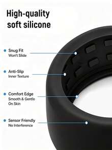 10pcs Silicone Anti-Scratch Soft Ring Protective Covers, Lightweight Daily & Fitness Protection, Scratch-Resistant, Soft Silicone Material, Suitable For Sports Wear - Multiple Styles - View 8