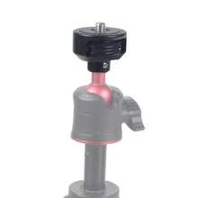 1/4 Inch Screw Quick Release Replacement Base 360° Rotatable Anti-Reinverse Adjustable Metal 1/4 To 1/4 Adapter Compatible With Tripod Selfie Stick And Devices With 1/4 Screws Photography Accessories - View 7