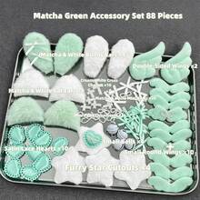 Accesorios para bolso Ita, set de encaje, tarjetero floral, materiales, artículos de soporte, decoraciones DIY hechas a mano, artículos para actividades de fans, actividades otaku, útiles escolares, útiles para el nuevo semestre, disfraz - A - Ver 2