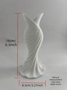 1pc Plastic Vase, White Unbreakable Flower Vase Suitable For Tulips, Roses And Other Fresh Flowers, Home Decor, Living Room, Dining Table Gift, Birthday, Graduation Ceremony, Room Decoration, Glass Vase - View 8
