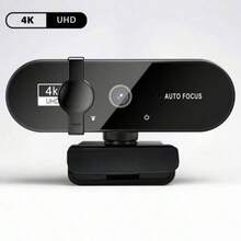 2K 4K 1080P PC 網路攝影機 USB 線上視訊攝影機 附麥克風 自動對焦 Full HD 1080P 電腦視訊鏡頭 - 黑色 - 查看 15