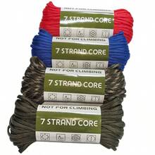 25m/984inch Of 7-Core Rope With A Diameter Of 4Mm, Suitable For Phone Lanyard Weaving Bracelets And Outdoor Camping,Clothesline,DIY Making - Multicolor - View 5