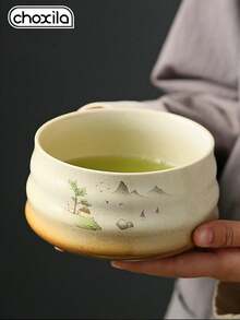 choxila 4pcs/Set Matcha Set Matcha Tools Japanese Kiln-Fired Versatile Original Color Tea Whisk Tea Ceremony Gift Box Set - Yuanshan Matcha Set - View 5