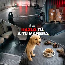VINILMAX Piso Antiderrapante Resistente de 200 cm de Ancho x 100 cm de Largo (2x1 m) | Superficie Antideslizante con Textura Rugosa | Soporte Non Woven | Ideal para Escaleras, Pasillos, Almacenes, Gimnasios, Tapetes de Auto, Cajuelas y Más | Fácil de Cortar e Instalar - Negro - Ver 7