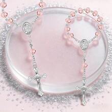 15pcs/Set Naming Ceremony Set: Faux Crystal Cross Bracelet, Suitable For Birthday Party, Commemorative Gift, Naming Ceremony, Wedding Party, Women's Naming Ceremony, Birthday Party Gift, Wedding Party Gift, Pre-Wedding Party Gift, Anniversary Party Gift, Suitable For Mother, Couple, Best Friend Daily Wear, Mother's Day Gift - A - View 2