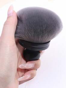 2pcs(Loose Powder Brush+Beauty Sponge)/Set, Portable Soft Multi-Functional Makeup Brush, Standable Blush Brush, Body Brush, Nail Dust Brush, Beauty Tool, Multi-Functional Makeup Brush, Optional Individual Items Purchase - Multicolor - View 6