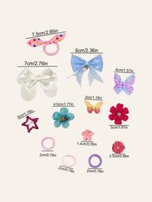 Juego de 10-705 piezas de accesorios para el cabello de niñas con colores de caramelo, elegantes diademas con pedrería y perlas, pinzas para el cabello con lazos para niñas, pinzas de cocodrilo con flores de cola de golondrina de tela, pinzas de garra para el cabello, pinzas de mariposa de malla, pinzas laterales, garras para el cabello, bandas elásticas de colores, lazos para el cabello, accesorios para el cabello suaves y no dañinos, accesorios para fotos de niñas, accesorios para combinar peinados diarios, cosas que las niñas aman - Multicolor - Ver 5