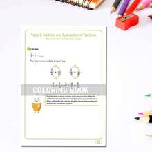 Keep Thinking: Math Workbook, Suitable For Students, Great Extracurricular Learning Material, Double-Sided Printing, A Gift For Students And Family, Back-To-School Gift, A4. - Workbook - View 3