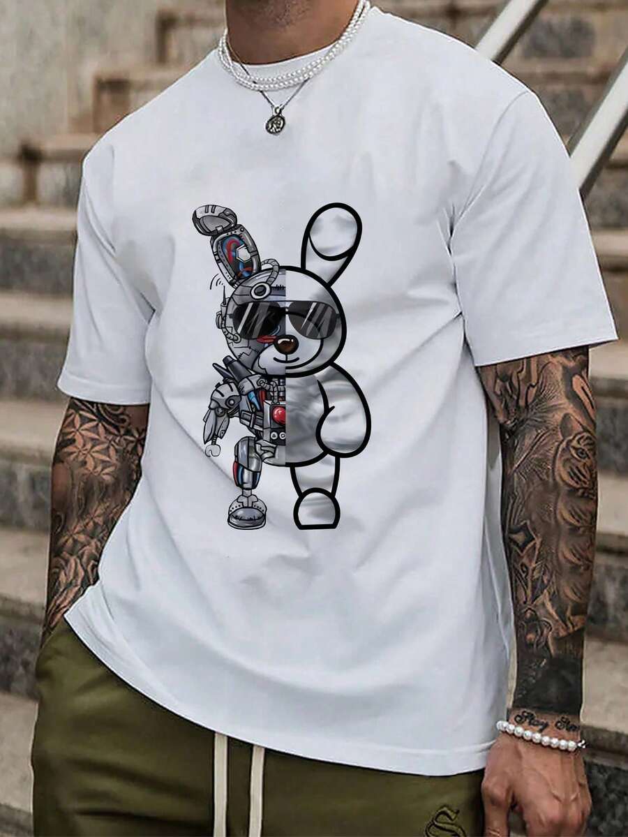 Men T-Shirts - Black - View 1