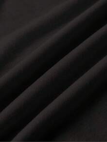 Ropa de mujer de talla grande de primera calidad, camisetas de mujer, modernas y versátiles con diseño de bolas moradas y amarillas, ecológicas. - Negro - Ver 6
