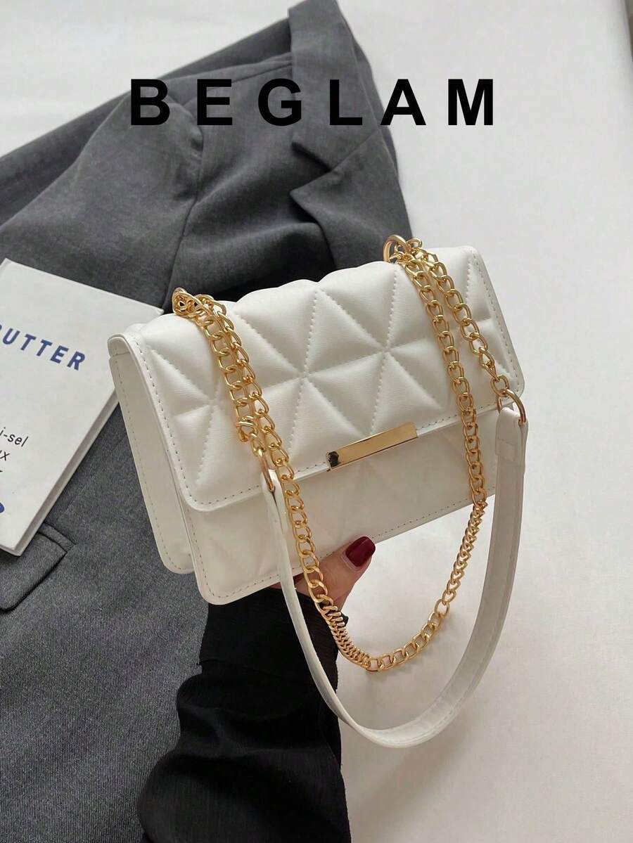 Bolso de mano y bolso de hombro de correa ancha de unicolor y estampado, edición de Año Nuevo para mujer
