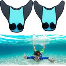 Non-Slip Mermaid Swim Fins, Lightweight Mid-To-Long Blade Diving Training Fins, Comfortable Foot Pocket, Summer Beach Essential, Swimming Pool Floating Gear - Multicolor - View 8