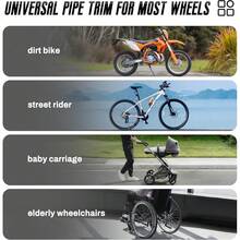72pcs Bicycle Wheel Spoked Protector Wraps 24cm Wheel Rim Spoke Wrap Kit For Motorcycle Bike Color Rims Skin Trim Covers Pipe Universal Dirt Bike Spoke Covers Motorcycle Wheel Rim Spoke Wrap Kit Skins Protector Cover For Motocross Bicycle - Multicolor - View 11