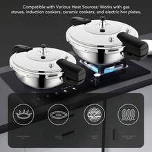Stainless Steel Pressure Cooker, 3 Liter Capacity, For Cooking Rice And Soup, Fast Cooking - View 6