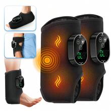 Hailicare 2合1足部與腳踝加熱按摩器,3種模式、3段震動、6段加熱,3000mAh長效電池,易於穿戴,適合多人使用,聖誕節/生日/節日送給親友的禮物 - 黑色 - 查看 12