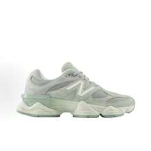 New Balance 9060 - Rain Cloud Grey, Sea Salt & Black Castlerock | Viral 2026 Chunky Platform Sneakers | Premium Suede & Mesh Breathable Trainers | Comfortable ABZORB Midsole Dad Shoes | Authentic Unisex High-Fashion Footwear - 迷霧綠 - 查看 2