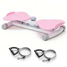 A Waist Twisting Exercise Machine, Abdominal Twisting Board, 300 Lb Weight Capacity, Quiet Home Fitness Equipment, Core And Full-Body Workout, Home Fitness Equipment. - Pink - View 1