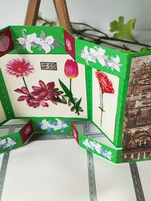 Cetakan Pemotong dan Embossing Scrapbook, Kartu Ucapan Gaya Vintage Buatan Tangan, Kartu Lipat Tiga Buatan Tangan, Sempurna untuk Scrapbooking DIY, Album Foto, dan Kartu - Satu ukuran cocok untuk semua. - View 5