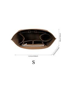 Handbag Organizer Insert Pouch Vacation Essentials Bag Accessories - Brown - View 9