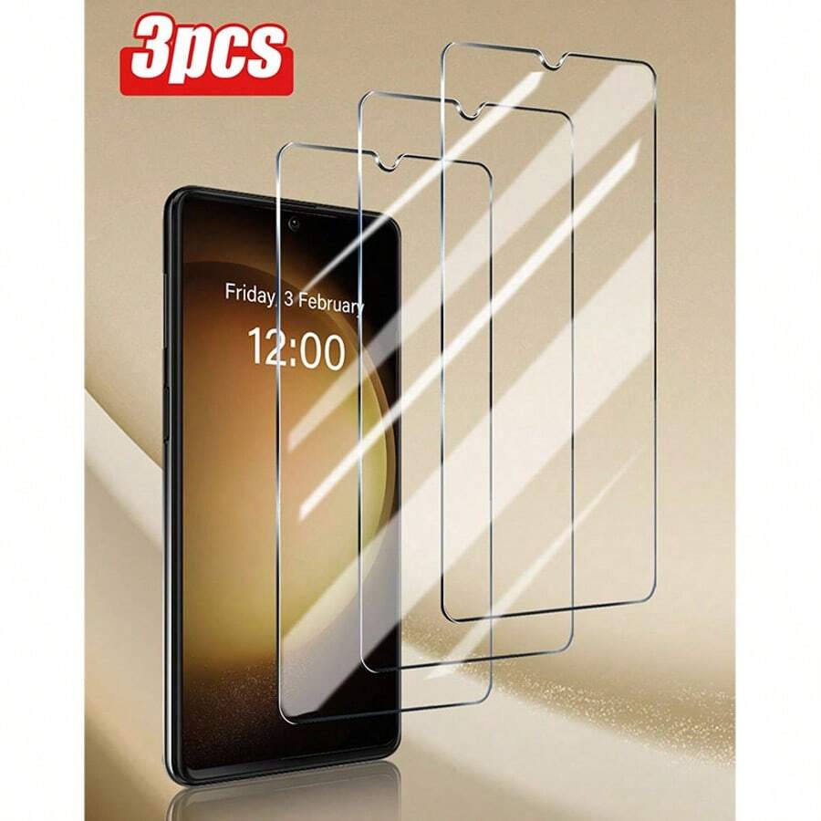 CSDZ 3 High-Definition Transparent Glass Protective Films Compatible With IPhone 13 17 16 15 Pro 17promax 13, Compatible With IPhone Screen Protectors, Waterproof, Compatible With IPhone 16 Screen Protectors, Compatible With IPhone 17 Pro Screen Protectors, Mobile Phone Accessories, Compatible With Samsung A15 Screen Protectors, [International Version Instead Of Local Version], Screen Protectors