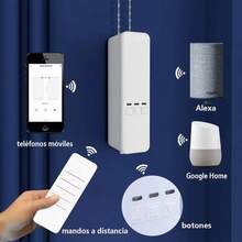Tuya Smart Home Curtain Motor With Wi-Fi And Voice Control (Alex) - White - View 3