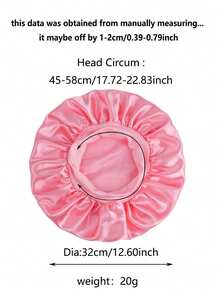 2 piezas Gorros de seda para dormir, Gorros de satén para protección del cabello, Gorros de seda elásticos suaves para dormir, Gorros de seda para protección del cabello rizado - Multicolor - Ver 7