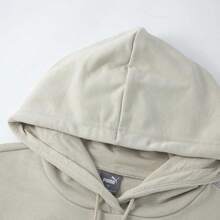 Puma Women's Fashion Simple Hooded Pullover Long Sleeve Knit Sports Sweatshirt, Spring/Autumn, 68606368 - Gravel Gray - View 3