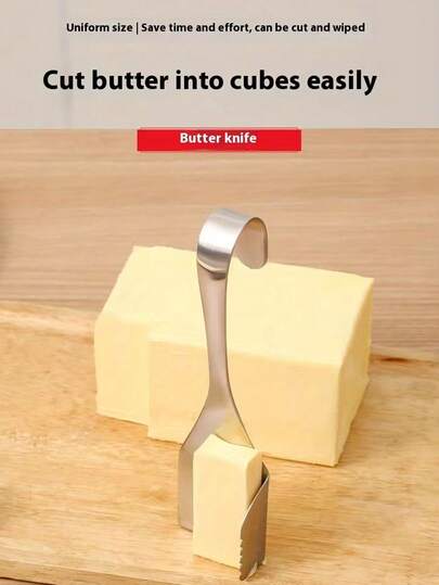1 Stück Backwerkzeug 304 Edelstahl Butter Schneider Käse/Käse Schneiden Portionieren Messer Butterstreicher