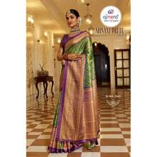 Traditional Saree, Cultural Wear For Women, Ju16 - 彩色 - 查看 2