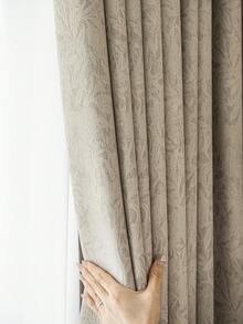 1pc Blackout Thermal Insulated Curtain Fabric - 99% UV Resistant Polyester, Rod Pocket Hanging, Non-Bleachable Plain Weave, Bedroom Art Theme, Coated Blackout Thermal Insulation, Noise Reduction - Perfect For Bedroom, Farmhouse And School Deep Sleep (180g Fabric Weight) - Multicolor - View 8