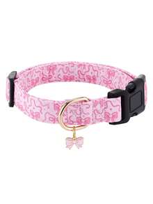 Adjustable Soft Dog Collars In 1 Or 2 Packs With Fruit Or Bow Patterns, Featuring Delicate Fruit Or Bow Pendants, Suitable For Small, Medium, And Large Dogs, With Buckles, Perfect For Spring/Summer Pet Collars, Suitable For Both Indoor And Outdoor Use - Multicolor - View 20