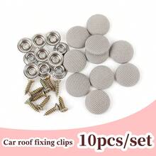 10pcs Car Headliner Clip Set, Universal Quick Install Fasteners For Repairing Sagging Headliner, Car Interior Repair Kit, Eliminate Rattles, Ideal Easter Gift Choice - Ceiling Tape - View 7