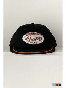 1pc Soft Top Letter Embroidered Flat Brim Wide Brim Baseball Cap, Spring Summer Travel Face-Slimming Hip Hop Baseball Cap, Sun Protection Flat Brim Baseball Cap - Multicolor - View 19