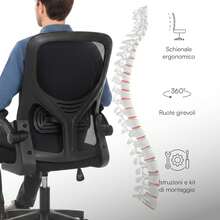 Baroni Office Chair - A - View 4