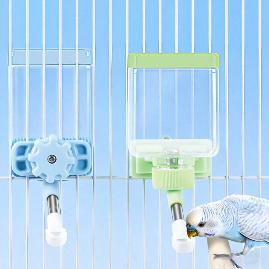 自動給水器，適用於小鸚鵡與小型鳥類，小型鸚鵡寵物用品，鳥類棲息配件，小鸚鵡配件，鸚鵡與小型鳥籠玩具及娛樂用品 - 均碼 - 查看 1