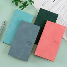 1 pezzo Taccuino A6 a griglia, design minimalista adatto per organizzatore personale - Copertina rigida in finta pelle, impermeabile, pagine a griglia standard universitario, diario artistico, adatto per prendere appunti, schizzi e pianificazione, forniture scolastiche - Taglia unica - Visualizzare 6