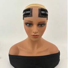 Women's Lace Wig Fixing Band: Adjustable Silicone Non-Slip Wig Clip With Middle Lace Parting And Ear Openings, Secure Fit, Breathable And Comfortable, Suitable For Wigs, Chemotherapy, Cosplay, Sports And Daily Wear Wig Accessory, Halloween - View 9