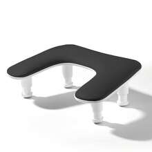 Professional Nail Technician Armrest: U-Shaped, Height Adjustable, Ergonomic Nail Hand Rest, Made Of PU Leather Material, Equipped With Rotating Phone Holder, Designed Specifically For Nail Salon Nail Technicians, Professional Nail Technician Large Armrest: Second Generation U-Shaped Nail Armrest, Height Adjustable, Ultra-Fine Fiber PU Leather Hand Rest Pillow, Suitable For Acrylic Nails, Suitable For Use In Living Room, Home, Kitchen And Other Places, Perfect Holiday And Christmas Gift For Family And Friends - Multicolor - View 18