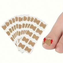 50pcs Embedded Nail Protective Patches, Breathable Ingrown Nail Stickers - Nail Stickers, Easy To Apply, No Glue Needed, Foot And Hand Care - Multicolor - View 7
