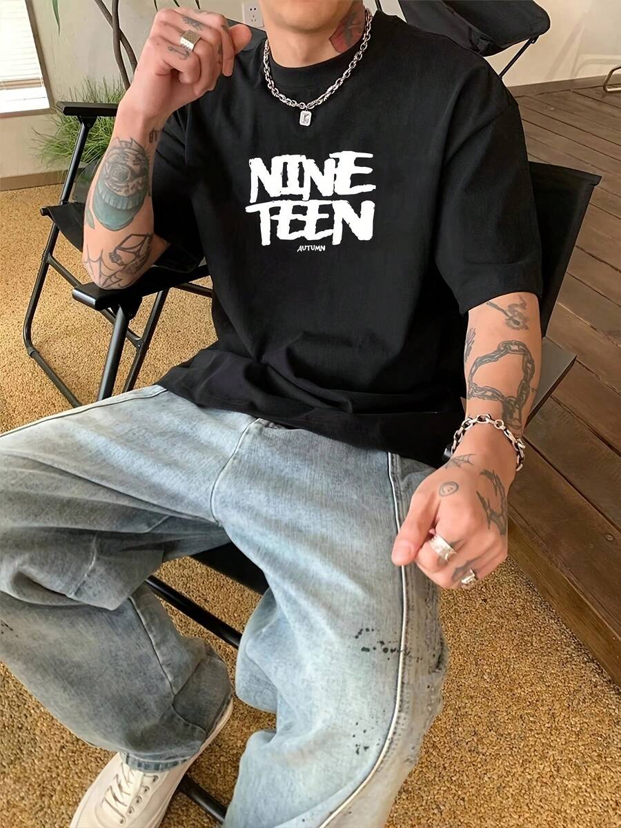 Men T-Shirts - Black - View 1