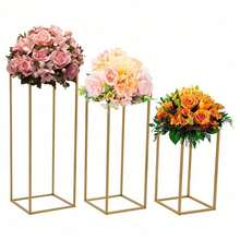 12 Pcs Metal Flower Stand With Hammer,Wedding Centerpieces,Party Decor, 3 Sizes - 1 - View 7