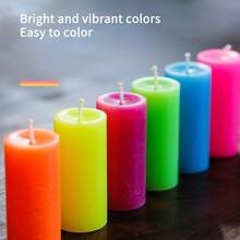 Dofuny 12 Colors Neon Fluorescent Powder For Epoxy Resin Coloring For Jewelry Making Gel Polish,Soap,Candle Powder DIY Handmade Soap Set Powder - A - View 6
