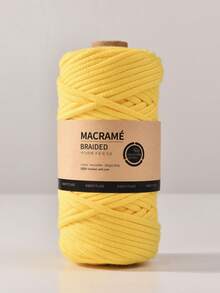 Tali Katun Kepang Tebal 5mm/50m, Tali Katun Warna Serbaguna, Cocok Untuk Merajut DIY, Sulaman, dan Dekorasi Pesta Liburan - MultiWarna - View 24
