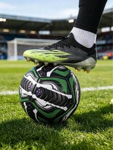 1pc Size 5 Standard Soccer Ball, Indoor/Outdoor Universal, Game/Training Use, Gift Inflatable PU Leather Multi-Color Team Sports Football (Football Shipped Deflated) - Multicolor - View 4