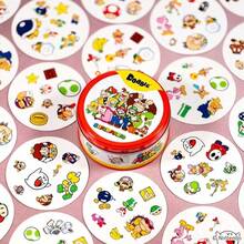 DOBBLE 1 Tabo 特別版快速觀察卡牌遊戲，適合家庭聚會的趣味配對遊戲，生日或聖誕禮物佳選 - 彩色 - 查看 3