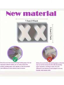 10/30/60/150 Unsichtbare Pflaster - Transparenter Klebstoff, X-förmiges Design, sanfte Passform, Unisex, geeignet für empfindliche Haut - sanfte Entfernung, atmungsaktiv und bequem, schmerzfreie Entfernung, Mundklebeband aus hautfreundlichem PE-Material, geeignet für den täglichen Gebrauch - Mehrere Stile - Übersicht 8